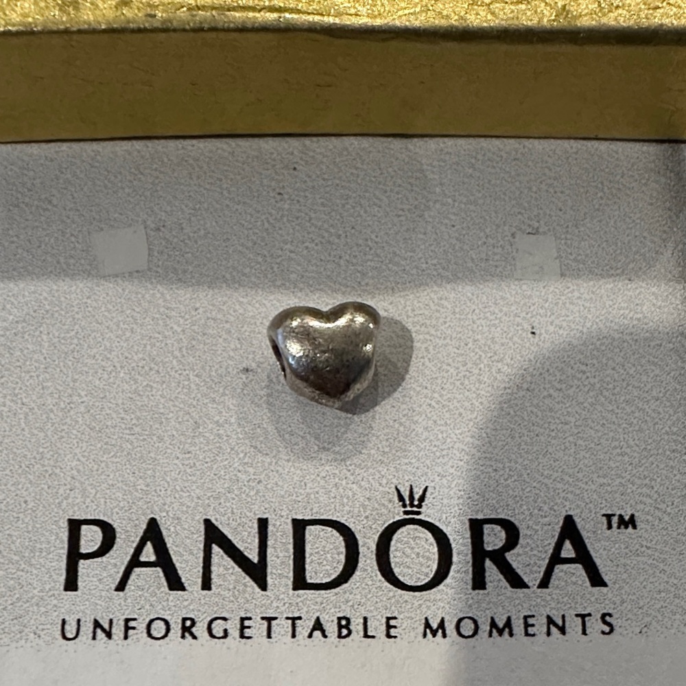 Pandora Silver Bubble Heart Charm